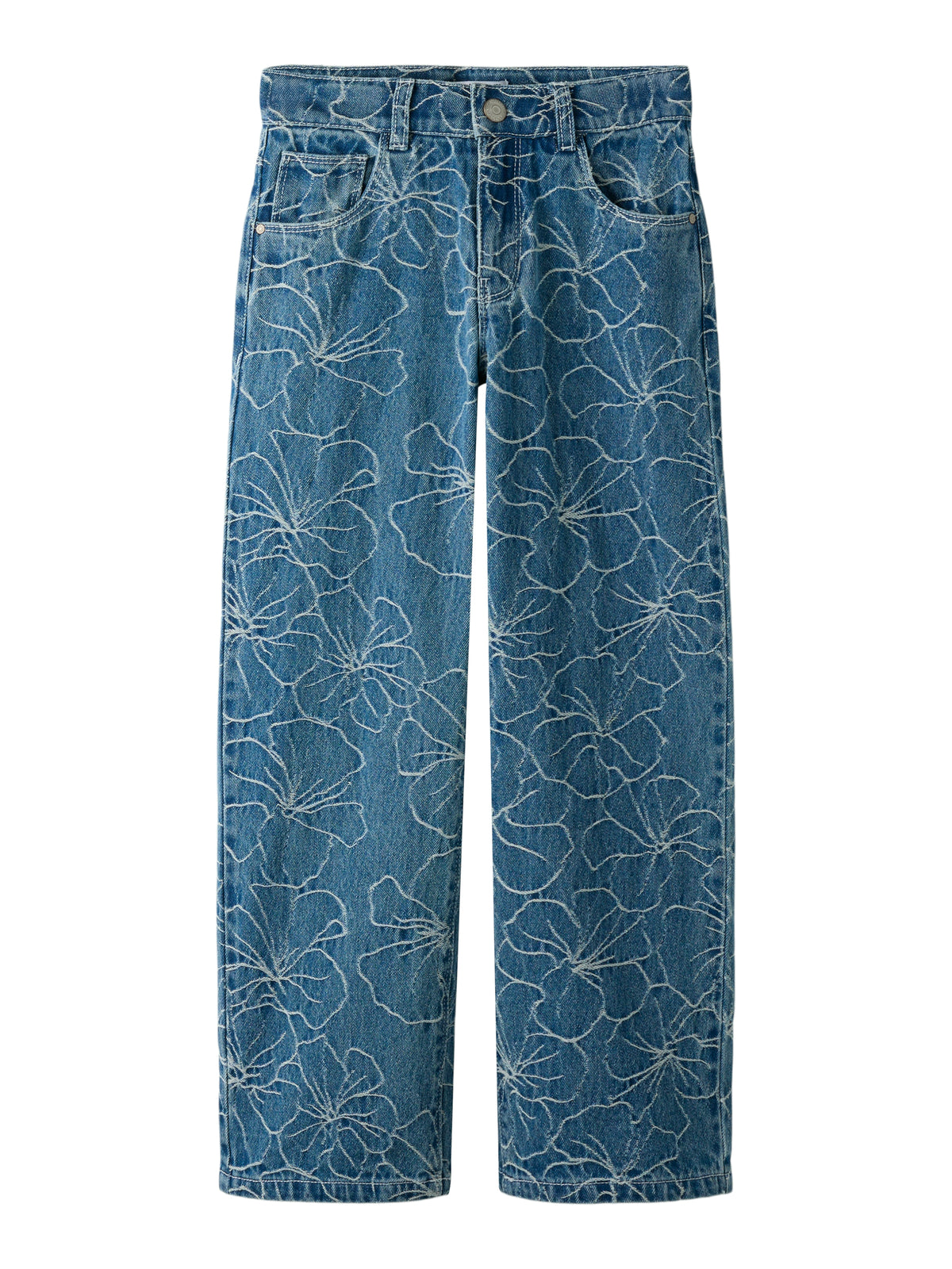 NKFROSE WIDE JEANS 2928 jeans + bloem