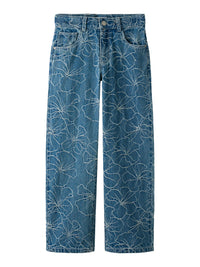 NKFROSE WIDE JEANS 2928 jeans + bloem