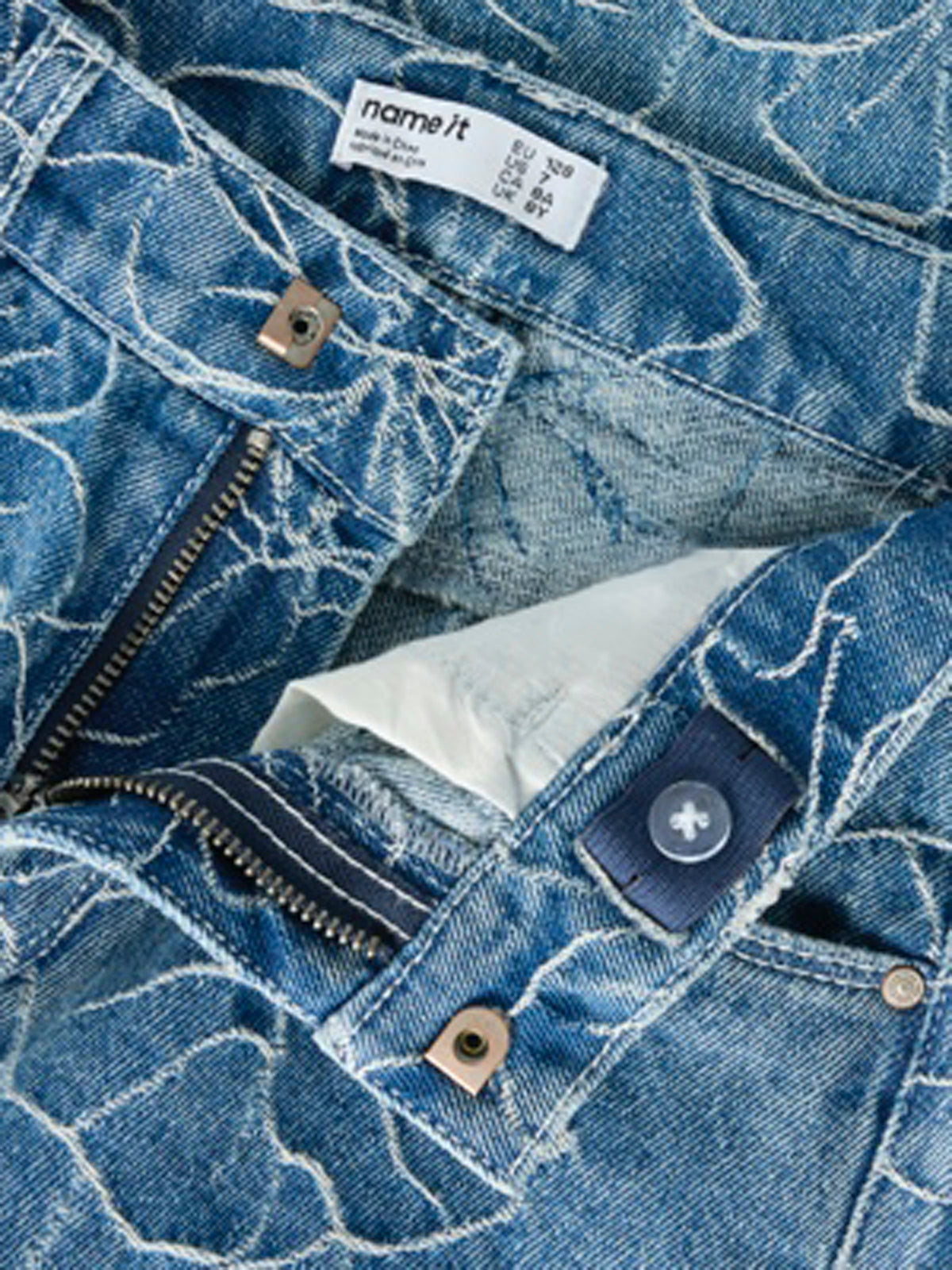 NKFROSE WIDE JEANS 2928 jeans + bloem