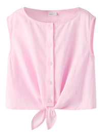 NMFFALINNEN TOP roze