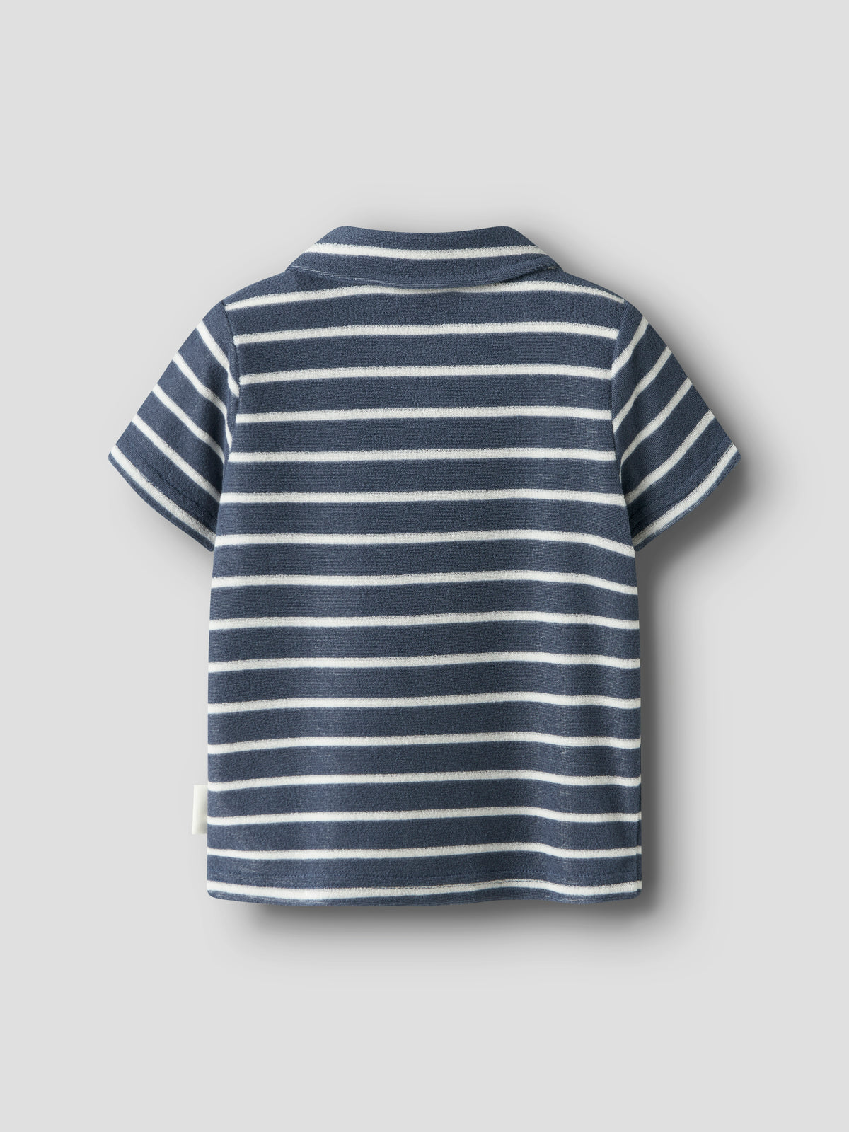 NMMFINTI TERRY POLO blauw streep