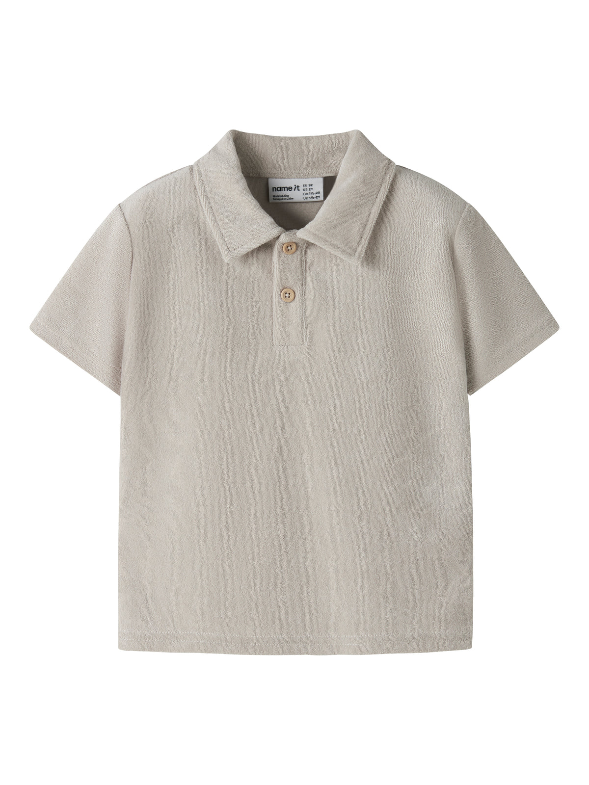 NMMFINTI TERRY POLO beige