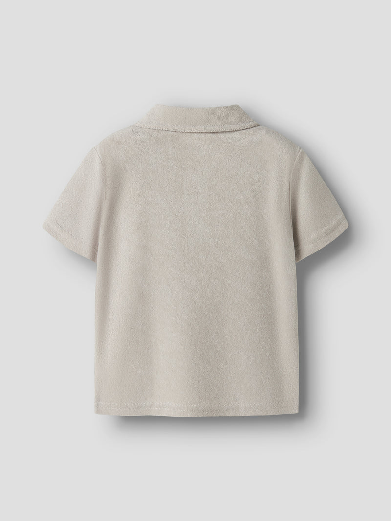 NMMFINTI TERRY POLO beige
