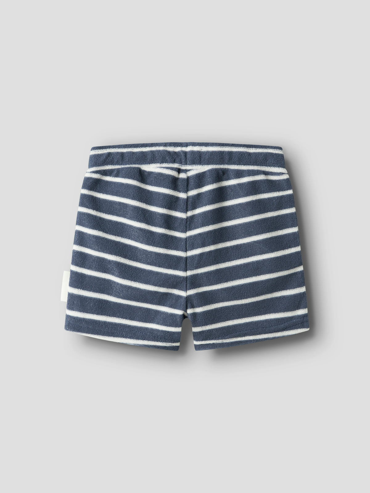 NMMFINTI  TERRY SHORTS blauw streep