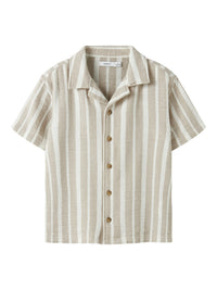NKMFOKO SS NREG SHIRT beige