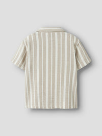 NKMFOKO SS NREG SHIRT beige