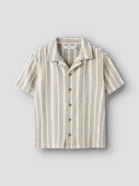 NKMFOKO SS NREG SHIRT beige