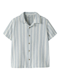 NKMFOKO SS NREG SHIRT licht blauw