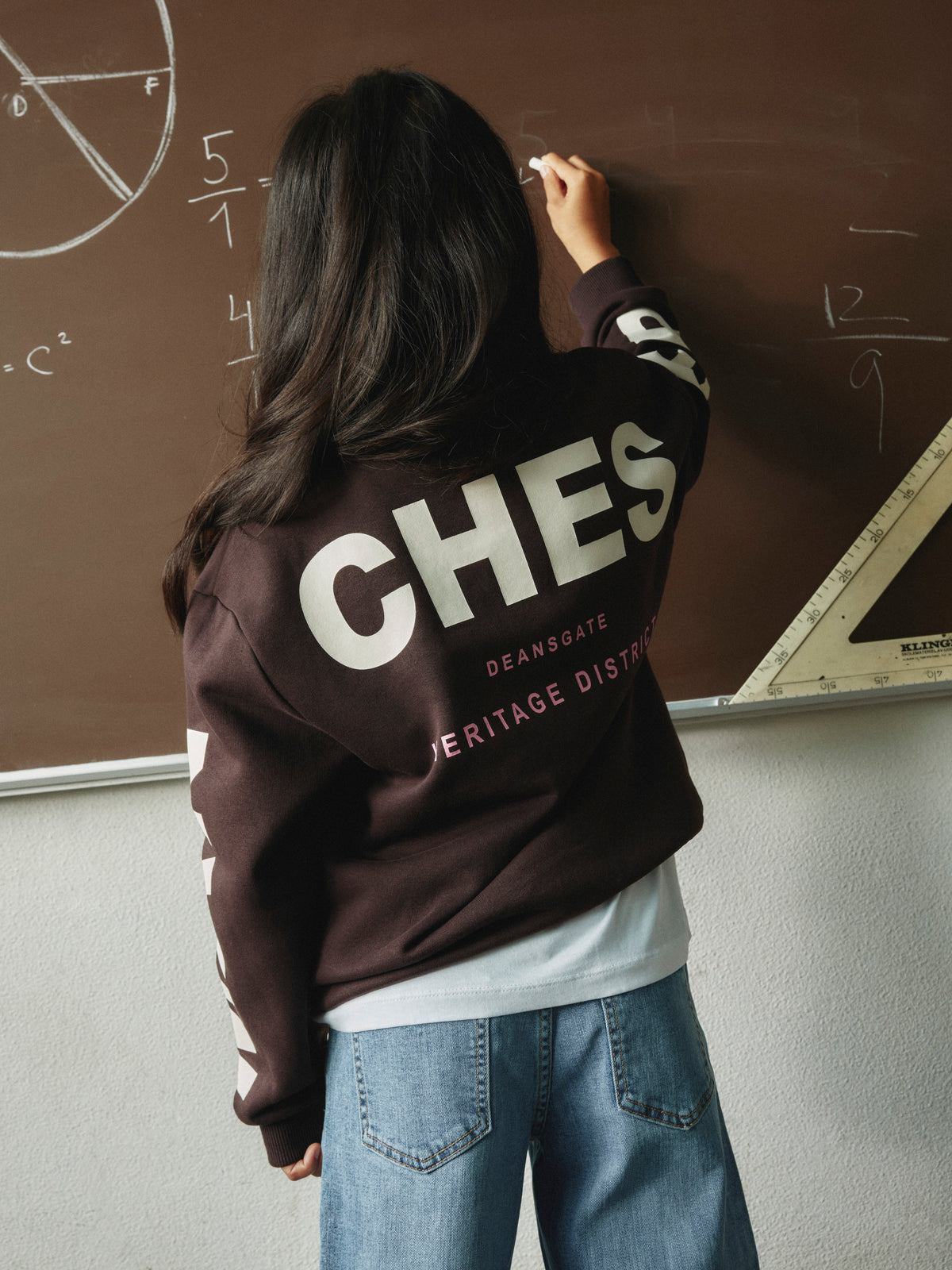 NKFNOKKI LS  SWEAT chocolat