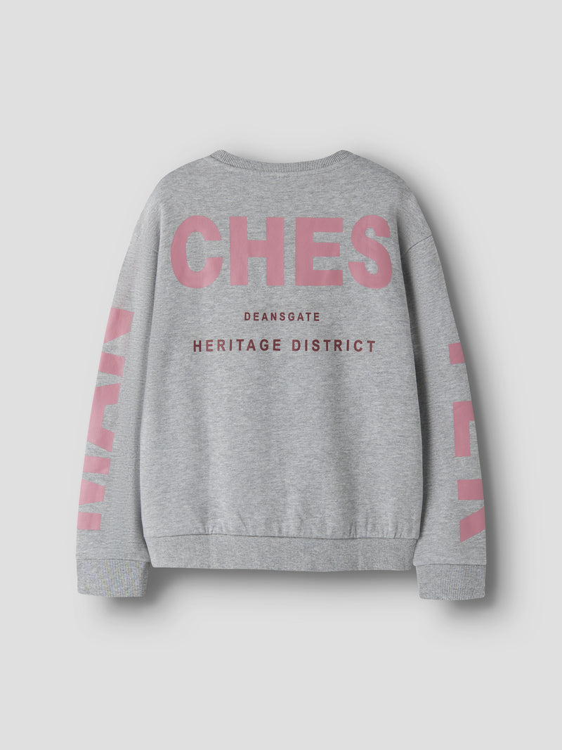 NKFNOKKI LS  SWEAT grijs