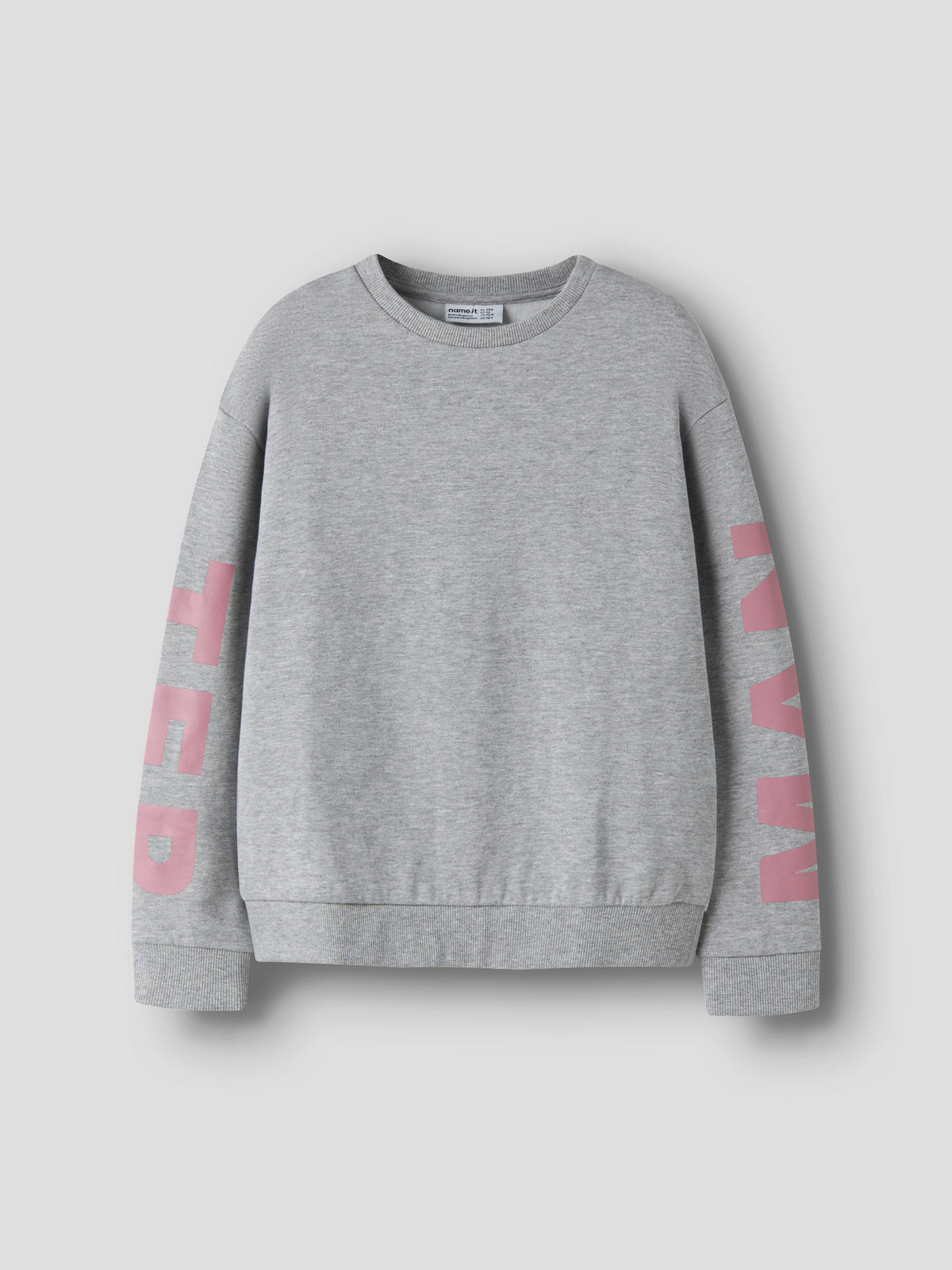 NKFNOKKI LS  SWEAT grijs