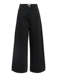 OBJMOJI ZARAFINE WIDE JEANS zwart