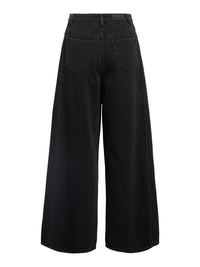 OBJMOJI ZARAFINE WIDE JEANS zwart