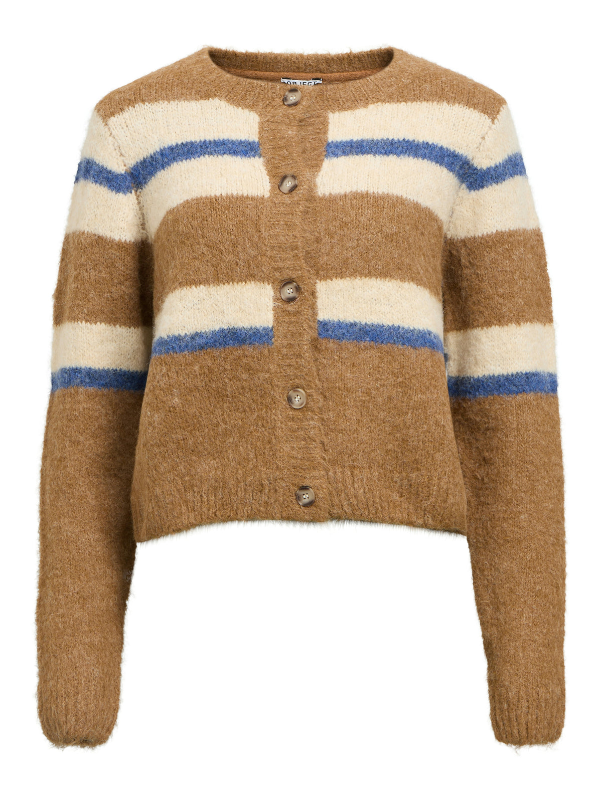 OBJGALIA CARDIGAN bruin