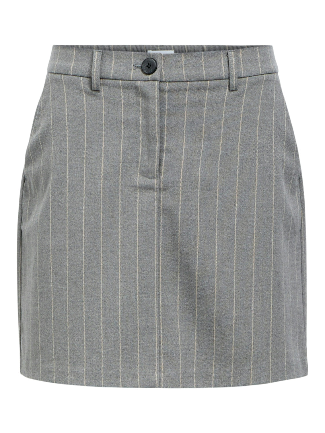 OBJLISA SHORT SKIRT grijs