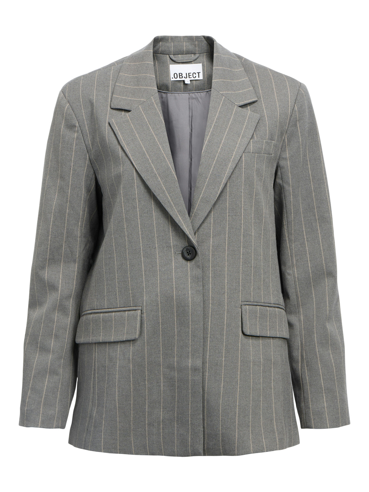 OBJLISA  BLAZER grijs