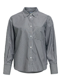 OBJZILA  SHIRT zwart/wit