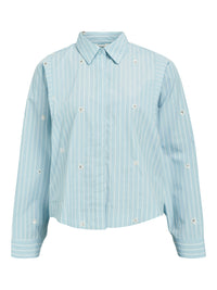 OBJHEDVIG SHIRT blauw