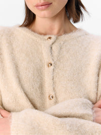 OBJSAGGIA  CARDIGAN beige