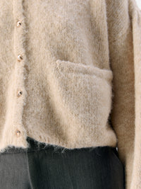 OBJSAGGIA  CARDIGAN beige