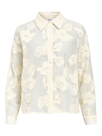 OBJTYLA SHIRT beige/bloem