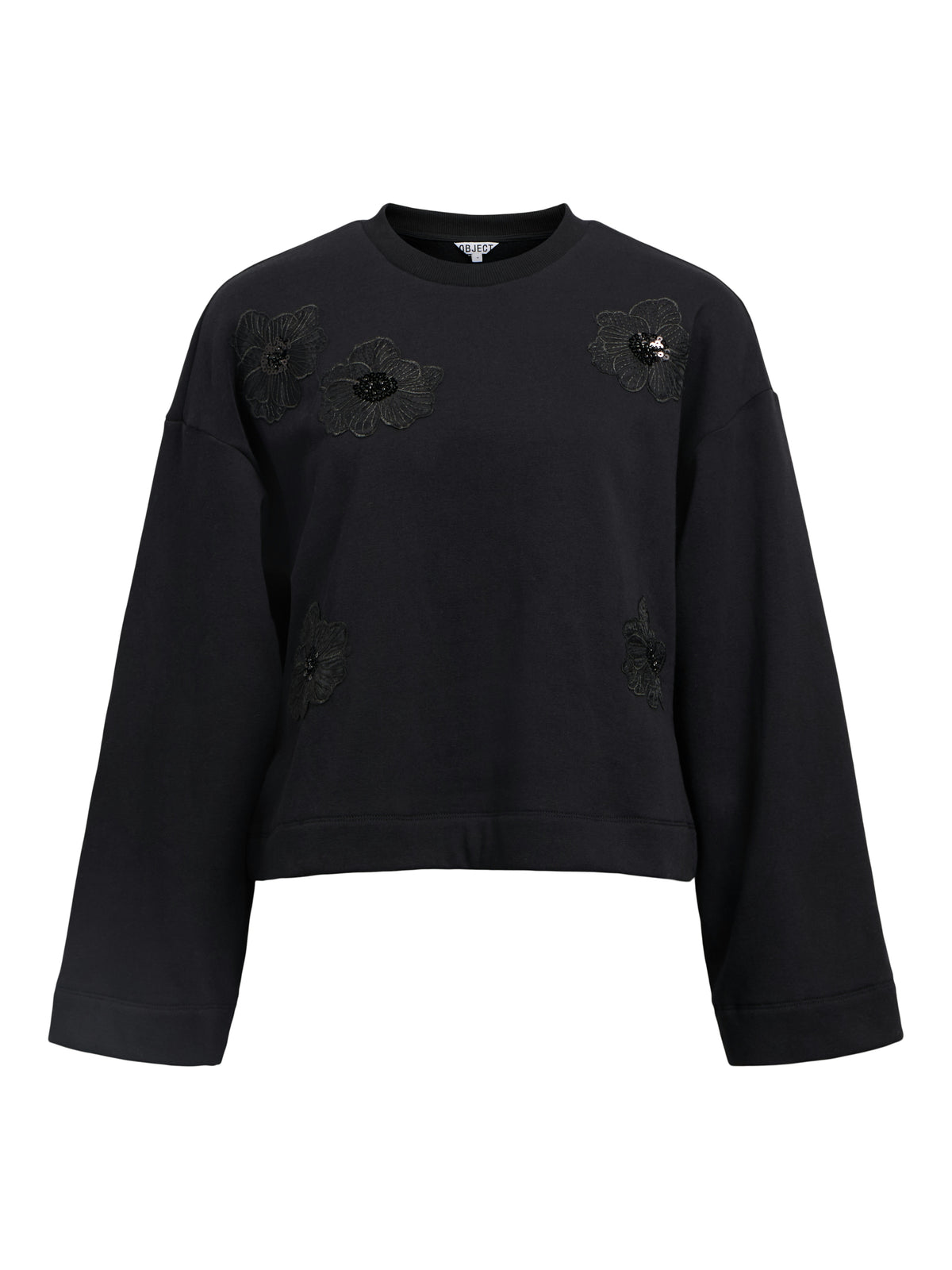 OBJCARLY SWEAT zwart