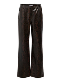 OBJEBBA SNAKE PANT bruin/zwart