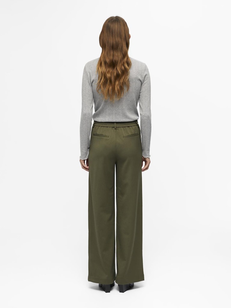 OBJLISA WIDE PANT ivy green