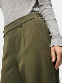 OBJLISA WIDE PANT ivy green