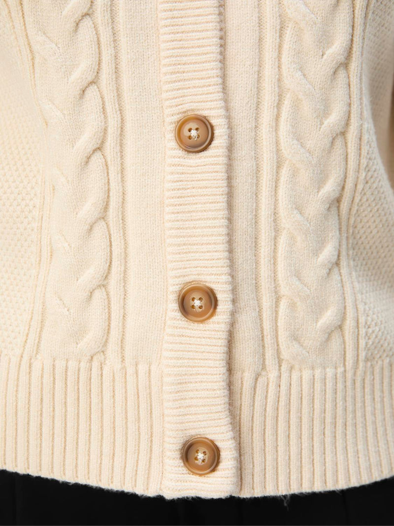 OBJDORIS CARDIGAN beige