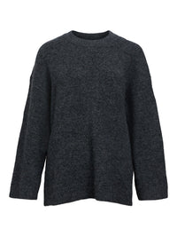 OBJDIANA KNIT PULLOVER zwart