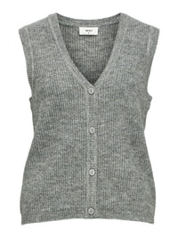 OBJDIANA KNIT WAISTCOAT grijs