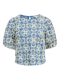 OBJELLA TOP blauw