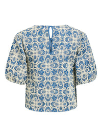 OBJELLA TOP blauw