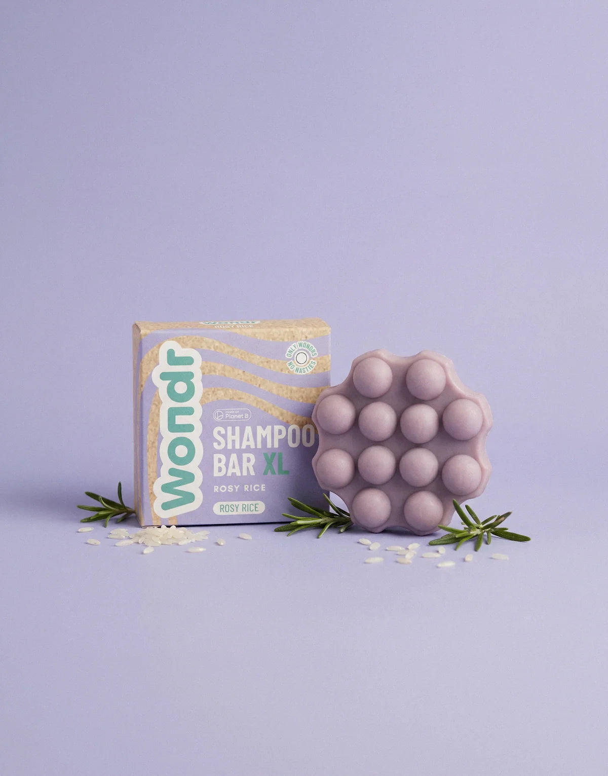 WONDR SHAMPOO BAR rosy rice
