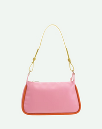 STICKY SIS HANDBAG roze + oranje + pistachio
