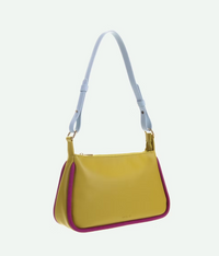 STICKY SIS HANDBAG pistachio + paars