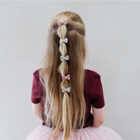 TINKERBELL VELVET BOW MINI PONIES multi