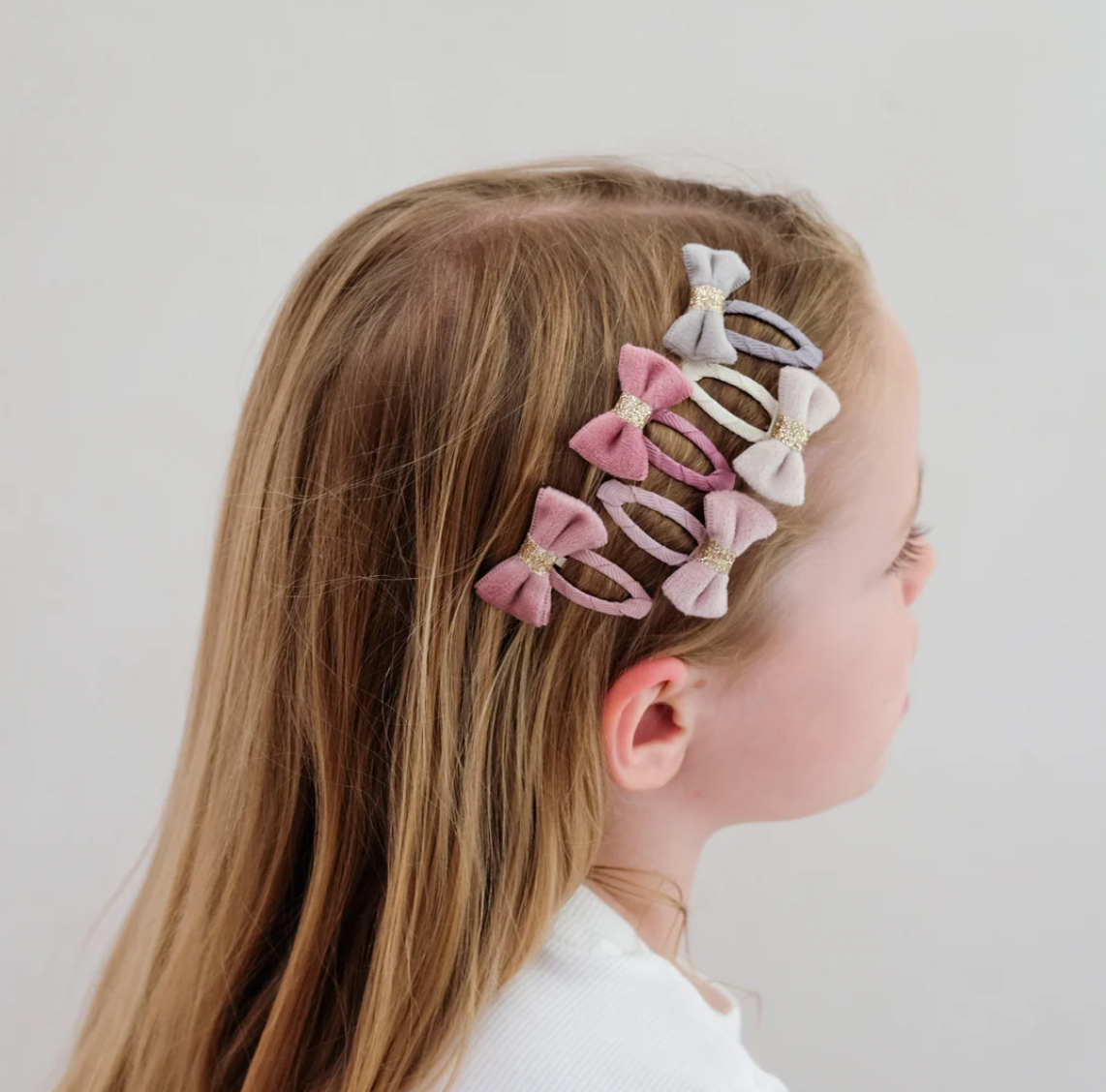 TINKERBELL VELVET BOW MINI CLIC CLACS multi