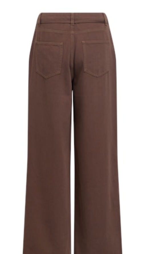 OBJROSIE WIDE JEANS bruin