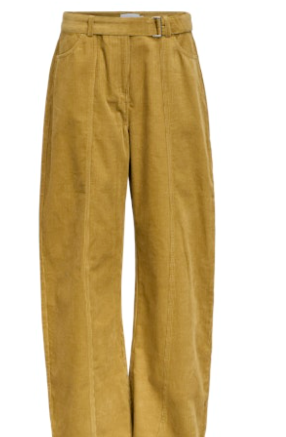 OBJPELLA WIDE PANT olive