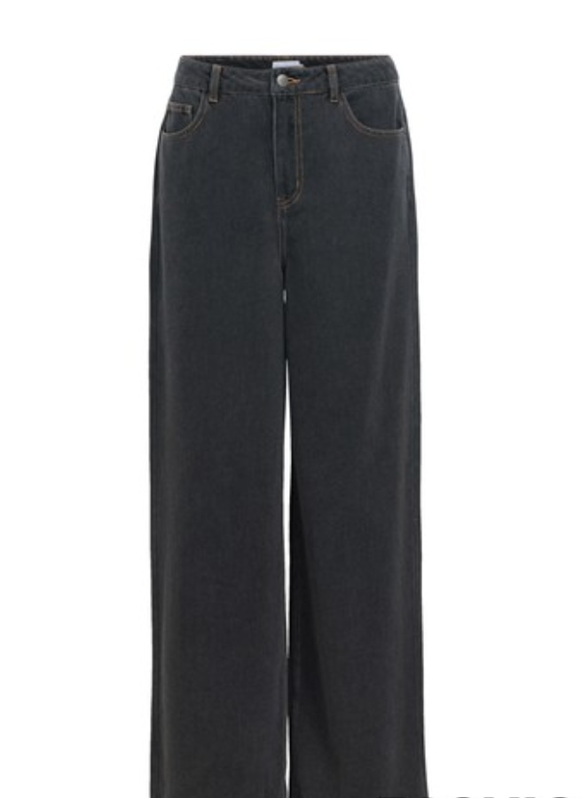OBJLUCA WIDE JEANS zwart