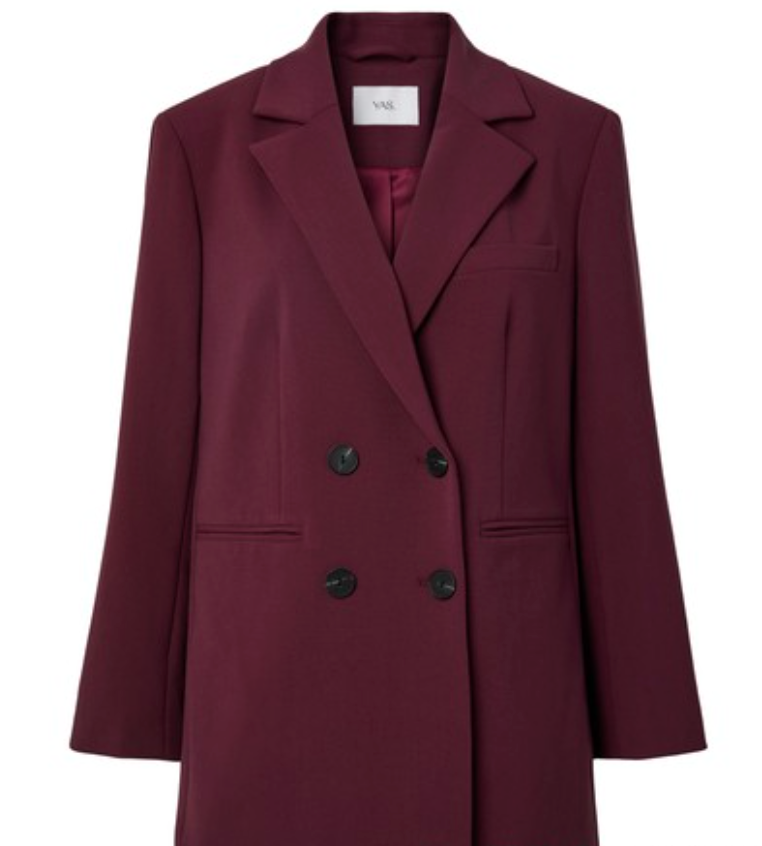 YASLIKKA OVERSIZED BLAZER bordeaux