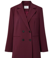 YASLIKKA OVERSIZED BLAZER bordeaux