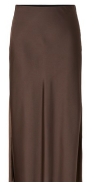 YASPELLA HW MIDI SKIRT bruin