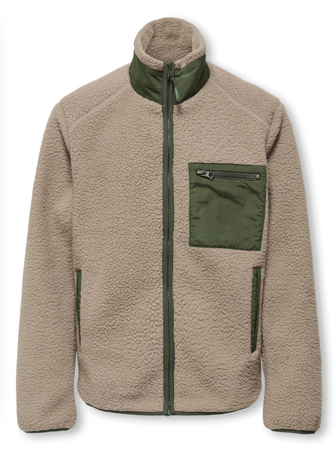 OSJDALLAS SHERPA JACKET groen