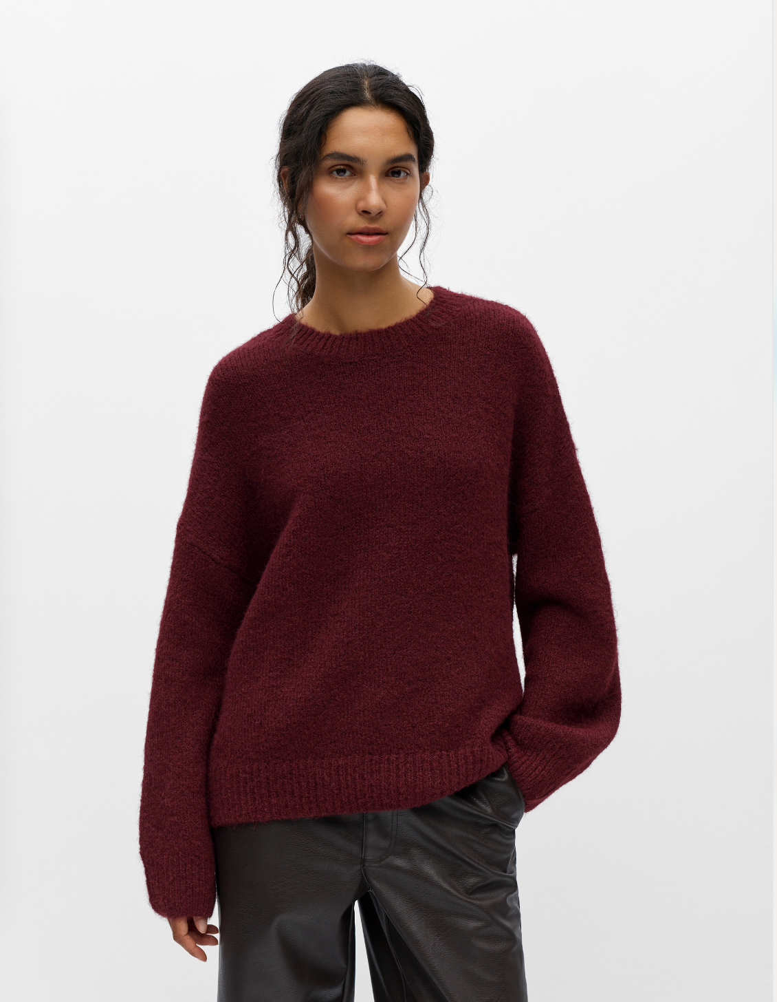 OBJSAGGIA PULL bordeaux
