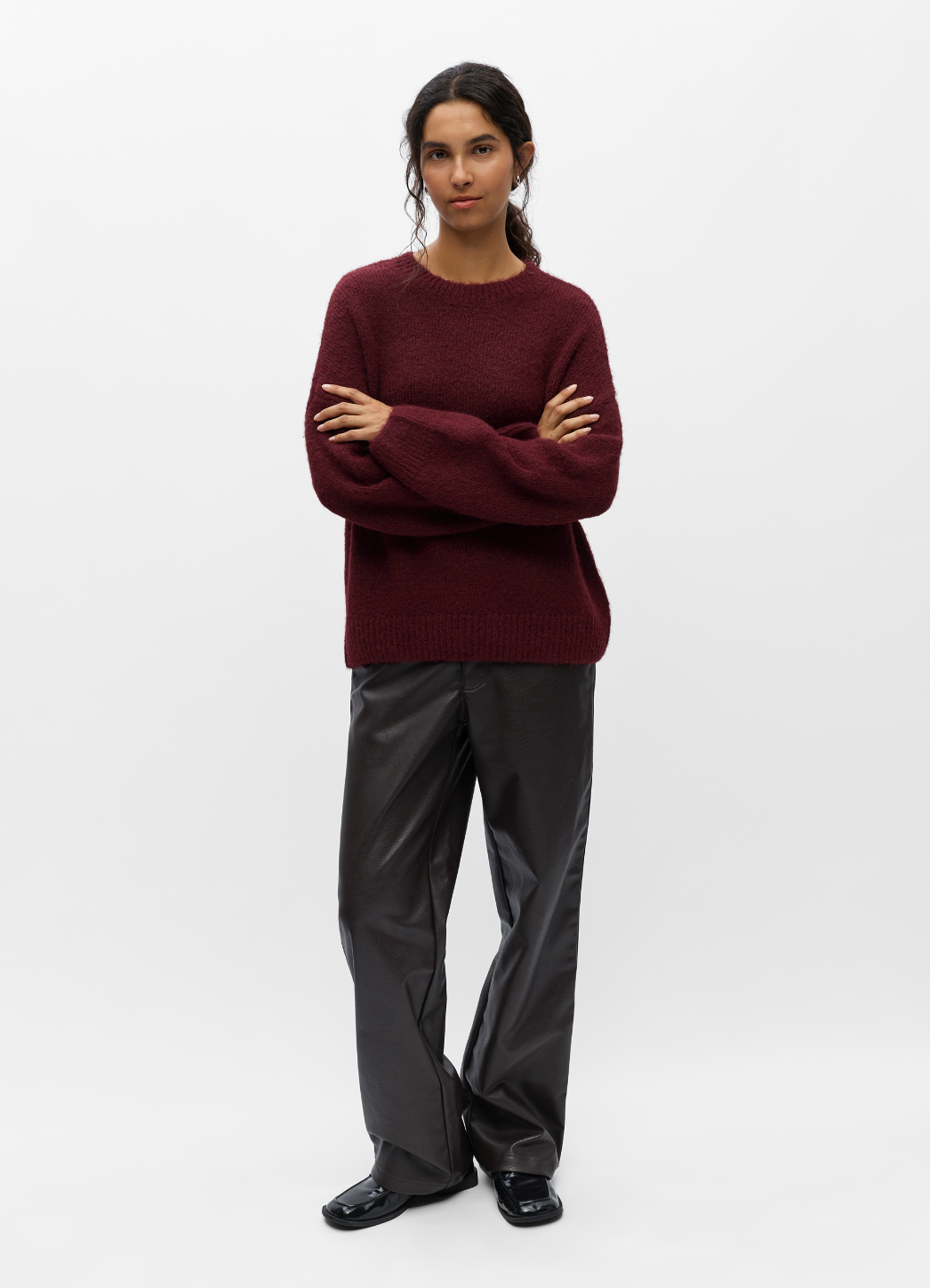 OBJSAGGIA PULL bordeaux