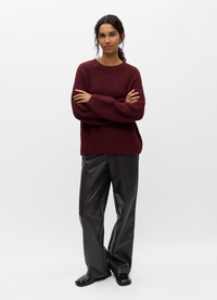 OBJSAGGIA PULL bordeaux