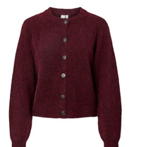 YASJOHI CARDIGAN rood